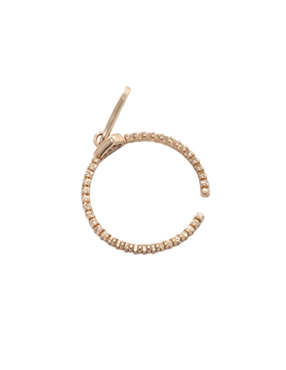 Anillo de oro laminado estilo de cierre ajustable