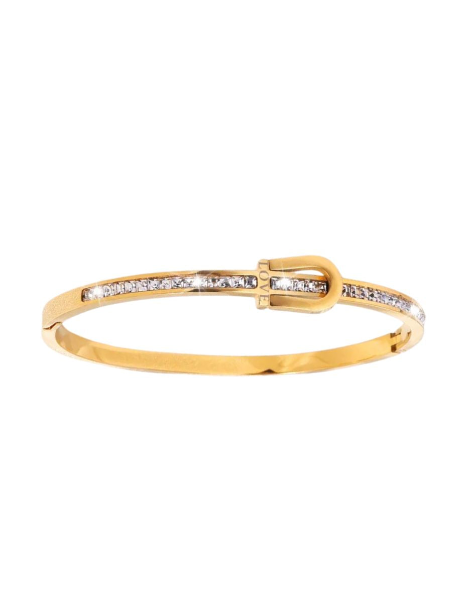 Brazalete de oro laminado cinturon dorado