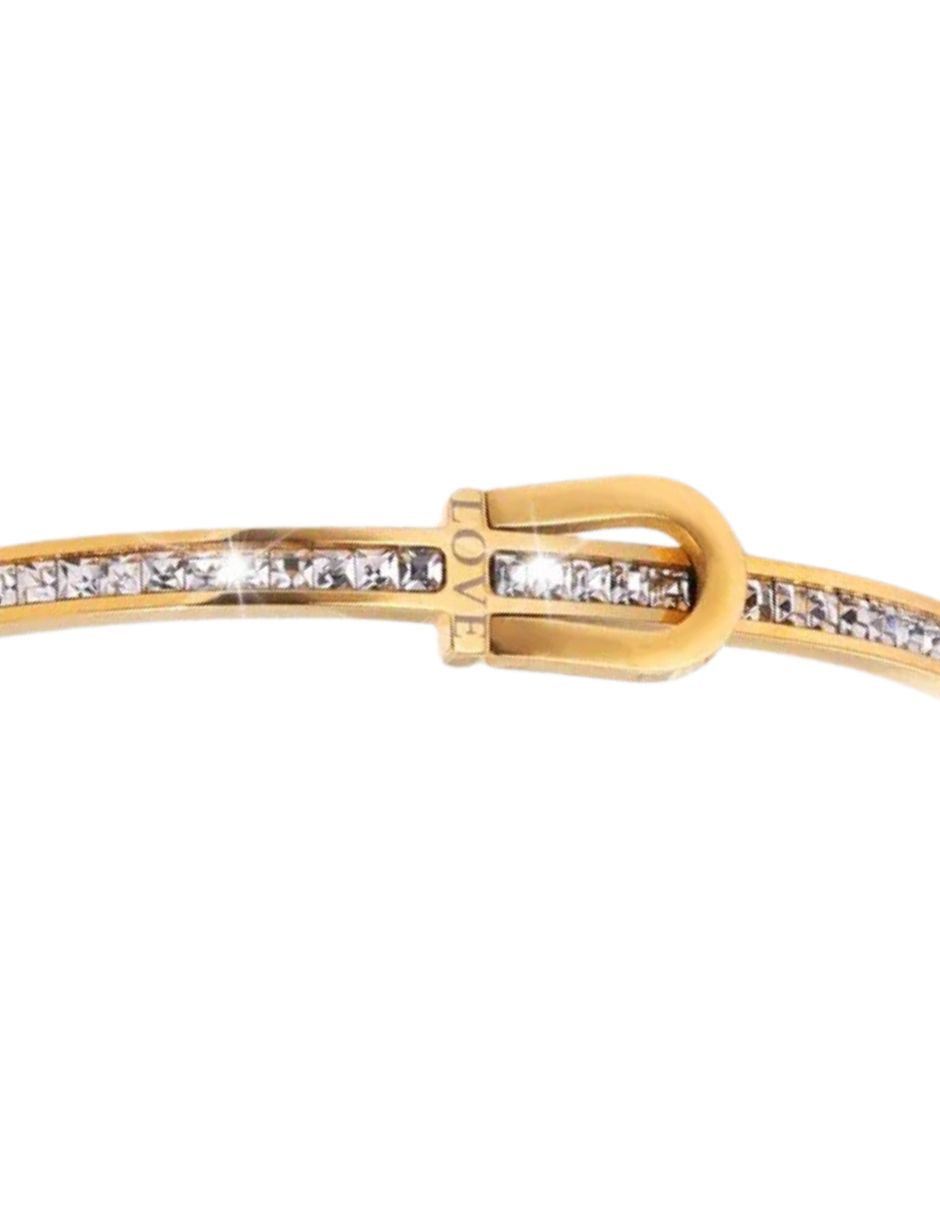 Brazalete de oro laminado cinturon dorado