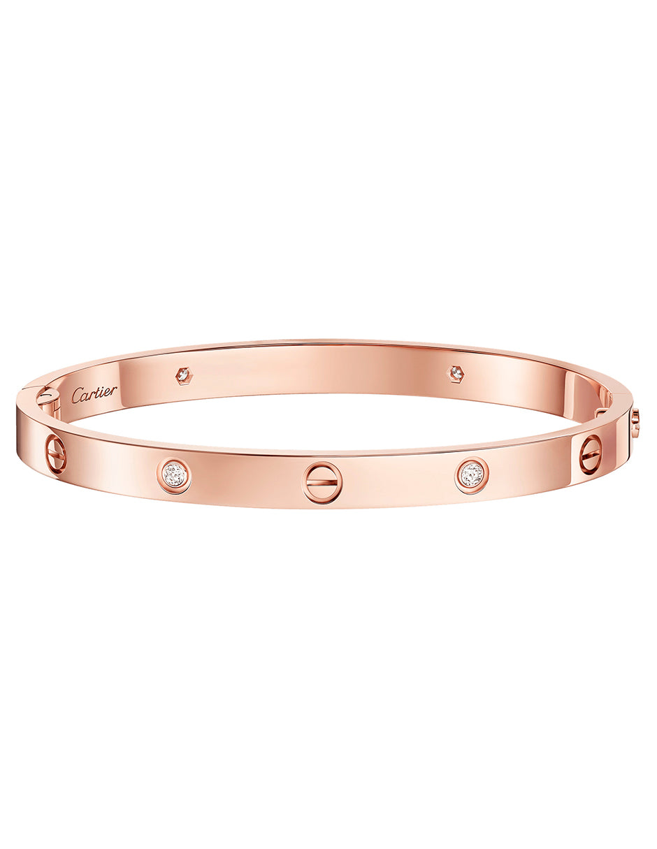 Brazalete rosado con piedras