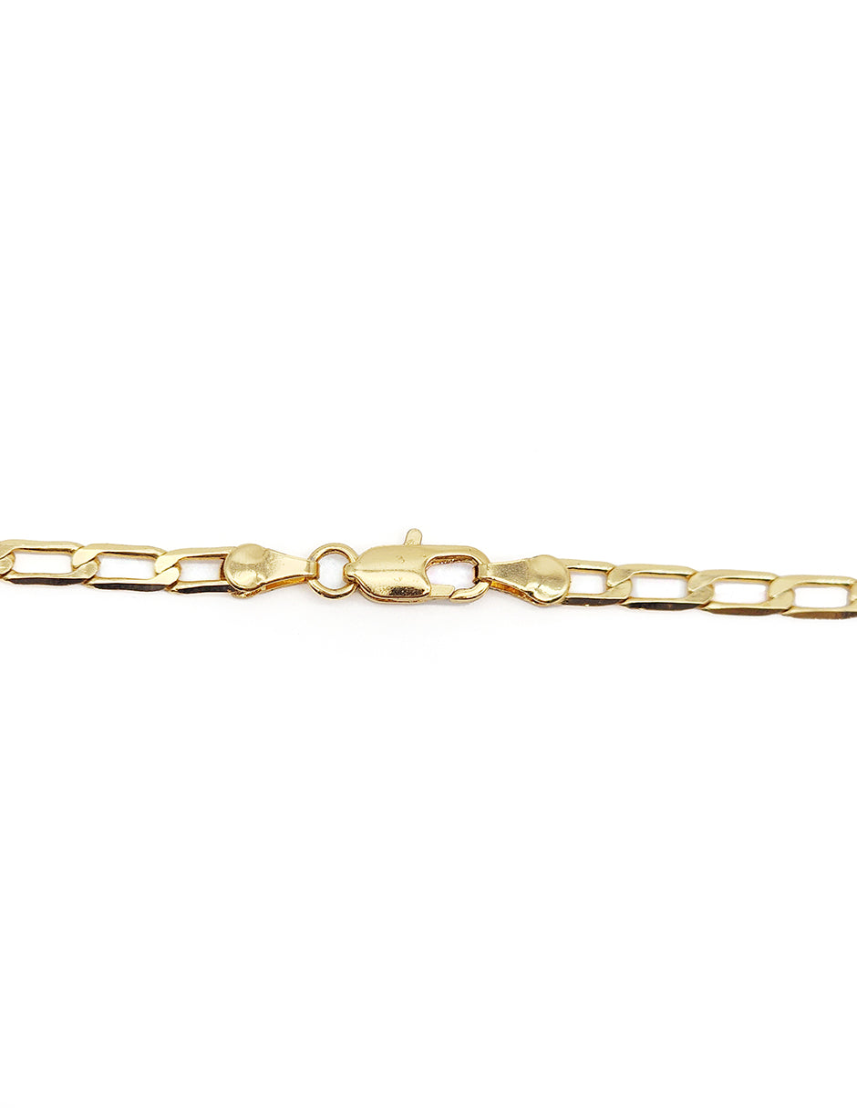 Cadena De Eslabones Oro Laminado Moon
