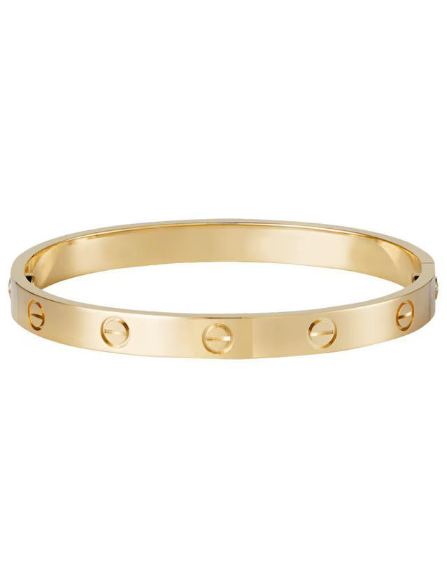 Brazalete con destornillador dorado