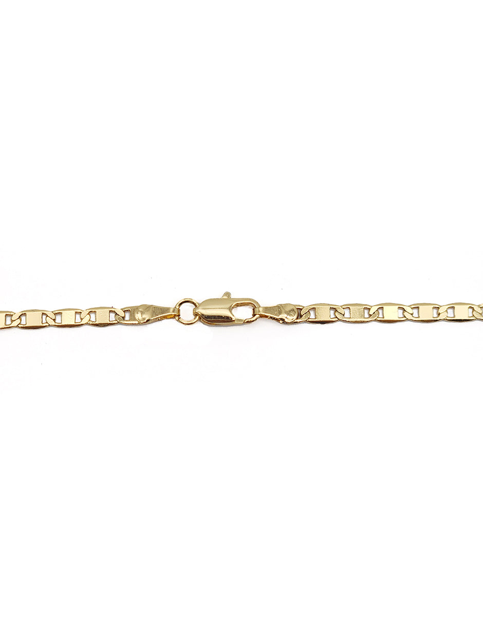 Cadena Espejo Oro Laminado Moon