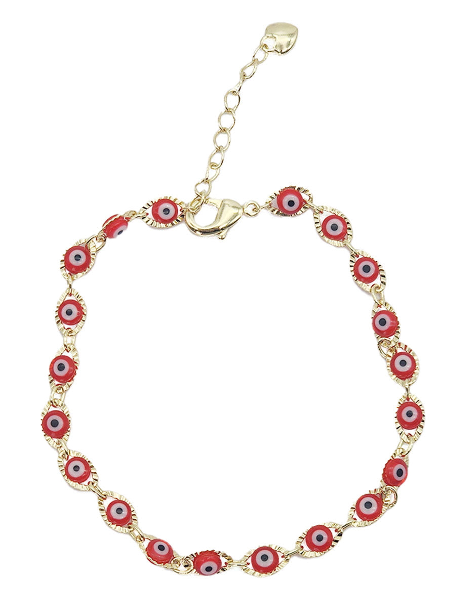 Pulsera Oro laminado Ojo Turco Moon