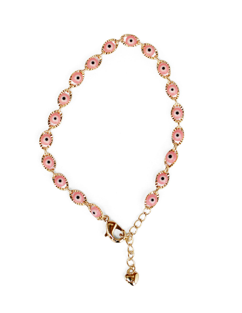 Pulsera Oro laminado Ojo Turco Moon