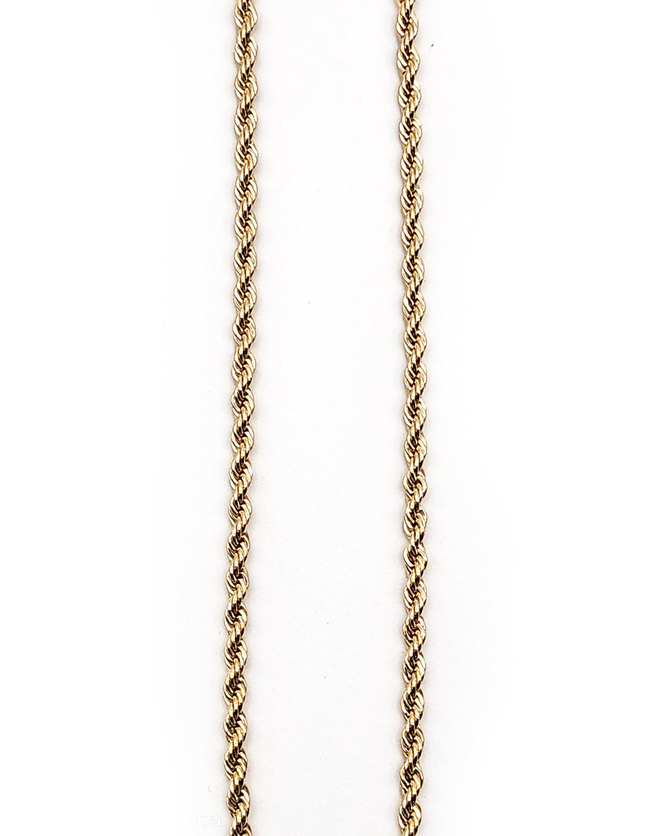 Cadena Torzal en Oro Laminado