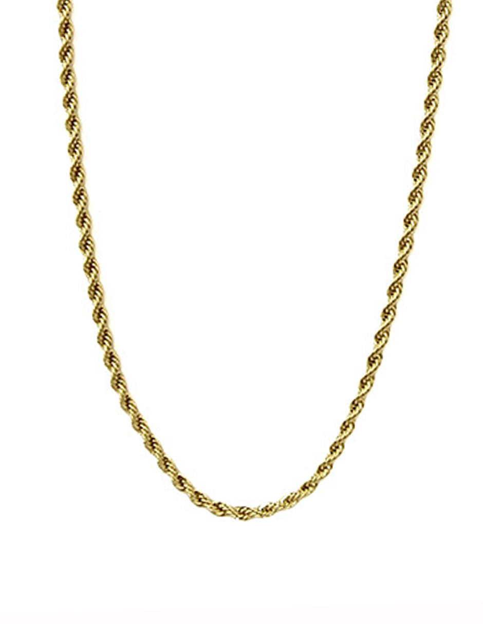 Cadena Torzal en Oro Laminado